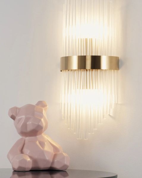 Кришталеве Бра SVLIGHT дволампове WLC01/2 золото 2572759561 фото