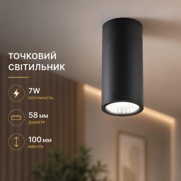 Світильник точковий VALESO RT428 BK 3008661999 фото