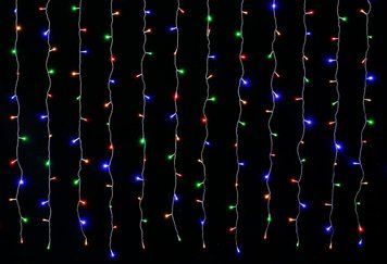 Гірлянда-штора LED VALESO 144 RGB 3х2 м 8 режимів Прозорий провід LKS5053 3008663531 фото