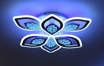 Люстра стельова VALESO 55602/3+3 біла, LED 3114223994 фото