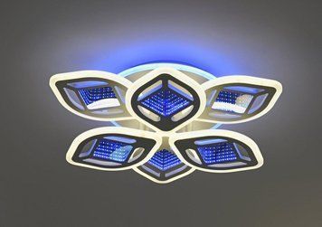 Люстра стельова VALESO 55480/3+3 біла, LED 3114224006 фото