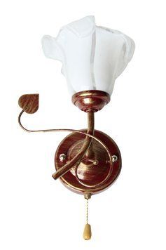Класичне Бра SVLIGHT однолампове 84123/1 золото+бордо 432097618 фото