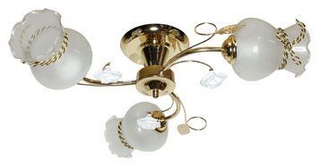 Класична Люстра SVLIGHT трилампова 9662/3 золото 1023691160 фото