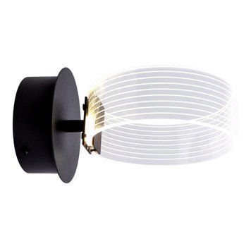 Бра настінна світлодіодна акрилова Sirius N 3705-1 BLACK 12W 3008661663 фото